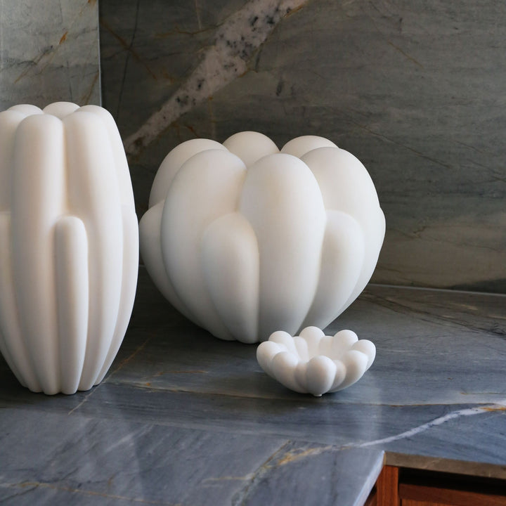 101 COPENHAGEN Bloom Tray Mini, D15.5cm, Bone White