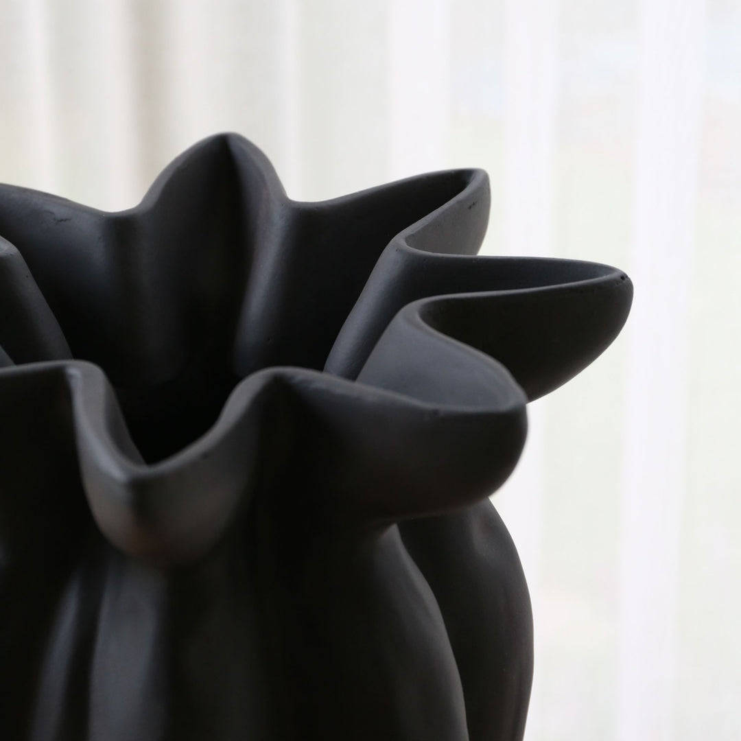 101 COPENHAGEN Lotus Vase Mini, H35cm, Coffee