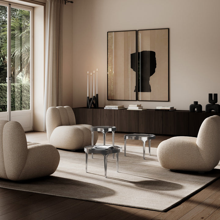 PRE-ORDER │ 101 COPENHAGEN Phantom Table, Low, H35cm, Chrome