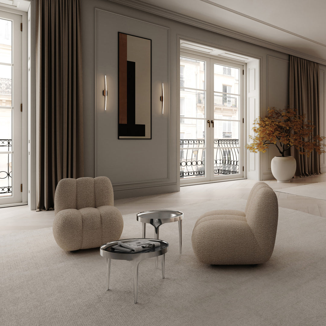 PRE-ORDER │ 101 COPENHAGEN Phantom Table, Low, H35cm, Chrome