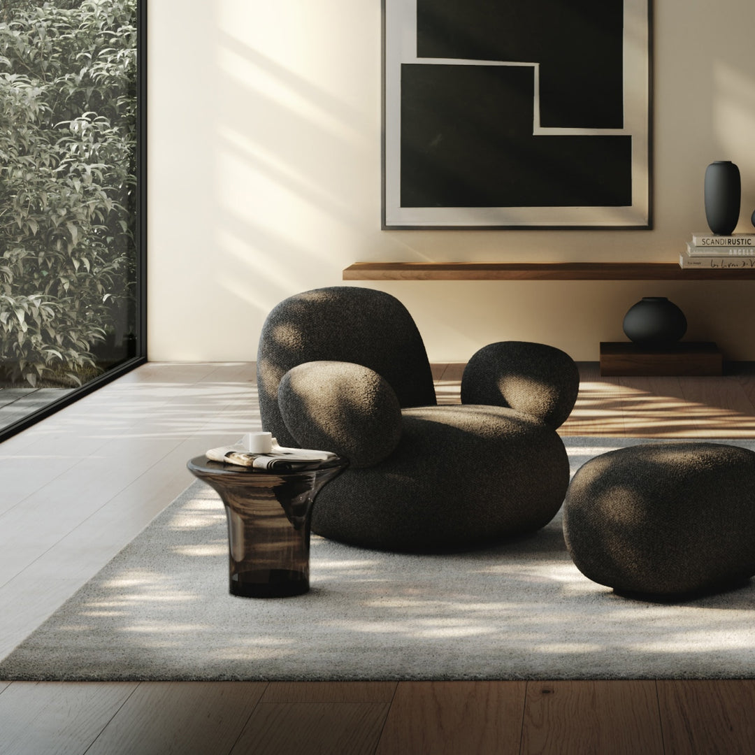 PRE-ORDER │ 101 COPENHAGEN Trumpet Table, Low, H35cm, Smoked Forest