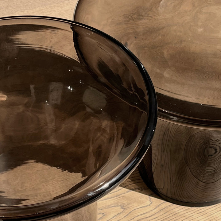 PRE-ORDER │ 101 COPENHAGEN Trumpet Table, Low, H35cm, Smoked Forest