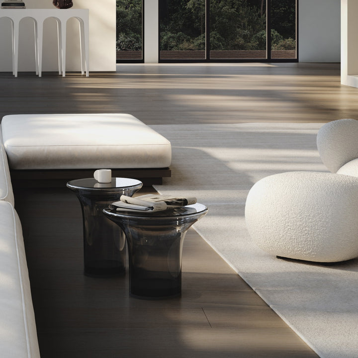 PRE-ORDER │ 101 COPENHAGEN Trumpet Table, Tall, H40cm, Smoked Forest