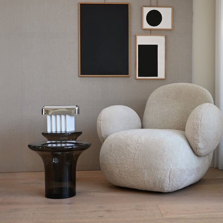 PRE-ORDER │ 101 COPENHAGEN Trumpet Table, Tall, H40cm, Smoked Forest