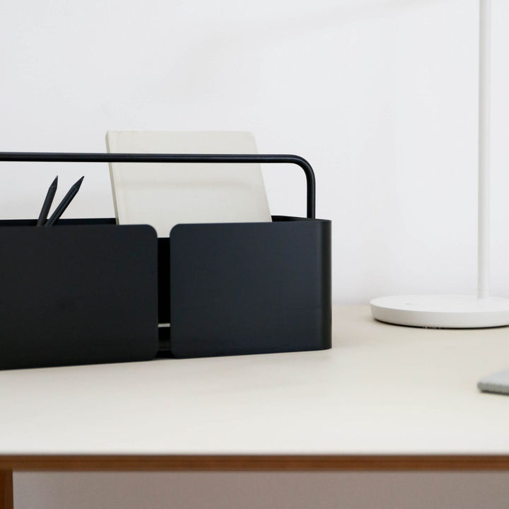 DESIGNSTUFF The Carry All Caddy And Storage Box, Black