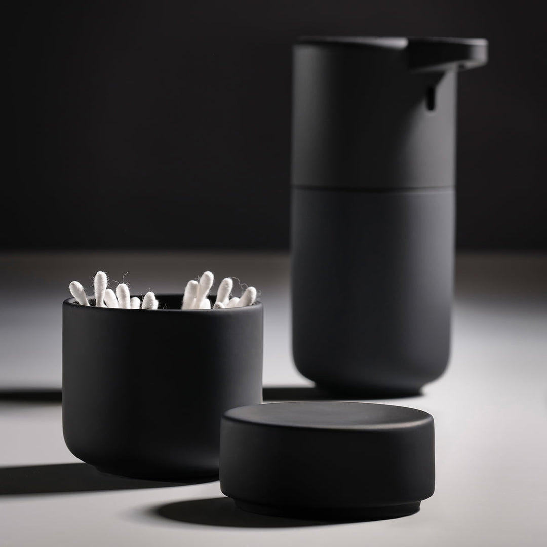 ZONE DENMARK Ume Container/Jar with Lid, H10cm, Black