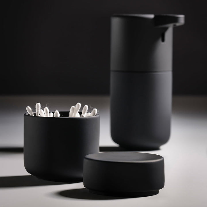 ZONE DENMARK Ume Container/Jar with Lid, H10cm, Black