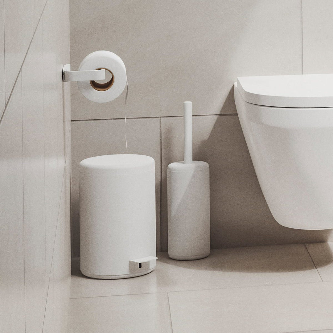 ZONE DENMARK Rim Toilet Brush for Wall, D10xH21cm, White