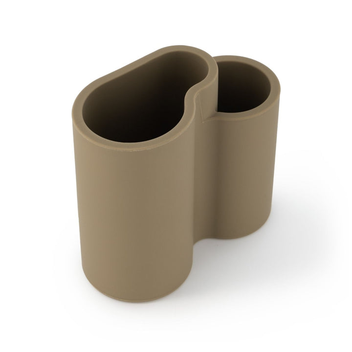 DESIGNSTUFF DRIP Store-All Cutlery Drainer/Holder, Khaki