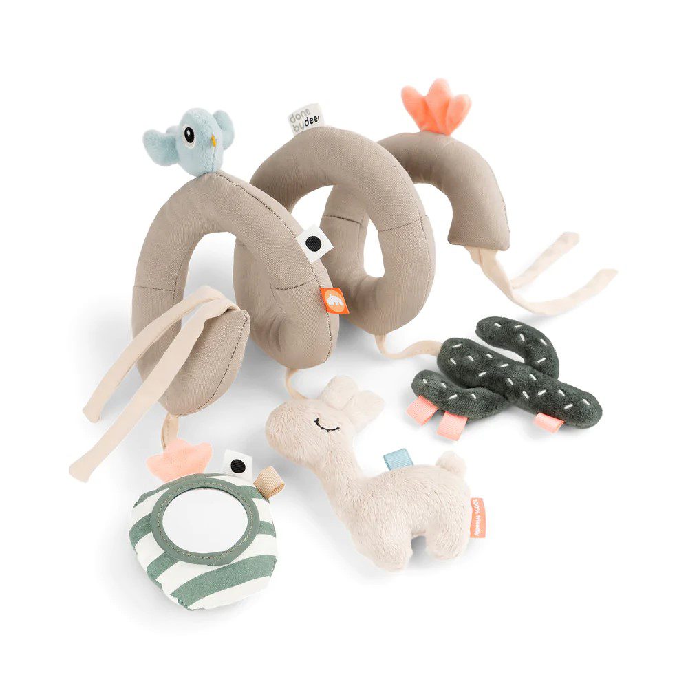 DONE BY DEER Activity Spiral Toy, Lalee, Sand