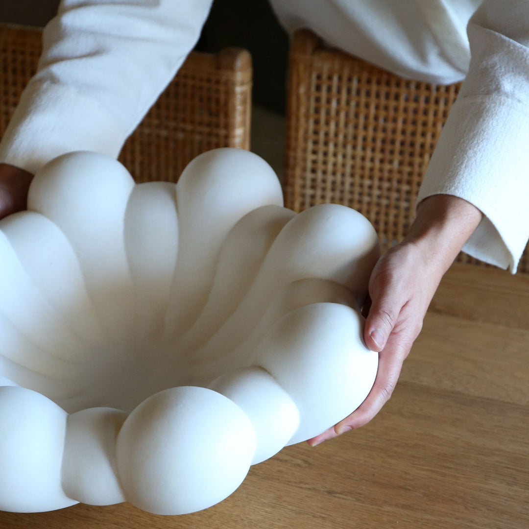 101 COPENHAGEN Bloom Tray Big, D44cm, Bone White