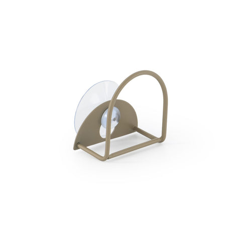 DESIGNSTUFF DRIP Sink Sponge Holder, Khaki