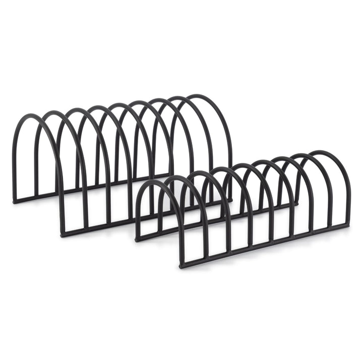 DESIGNSTUFF DRIP Dish Drainer, Black (Set of 2)