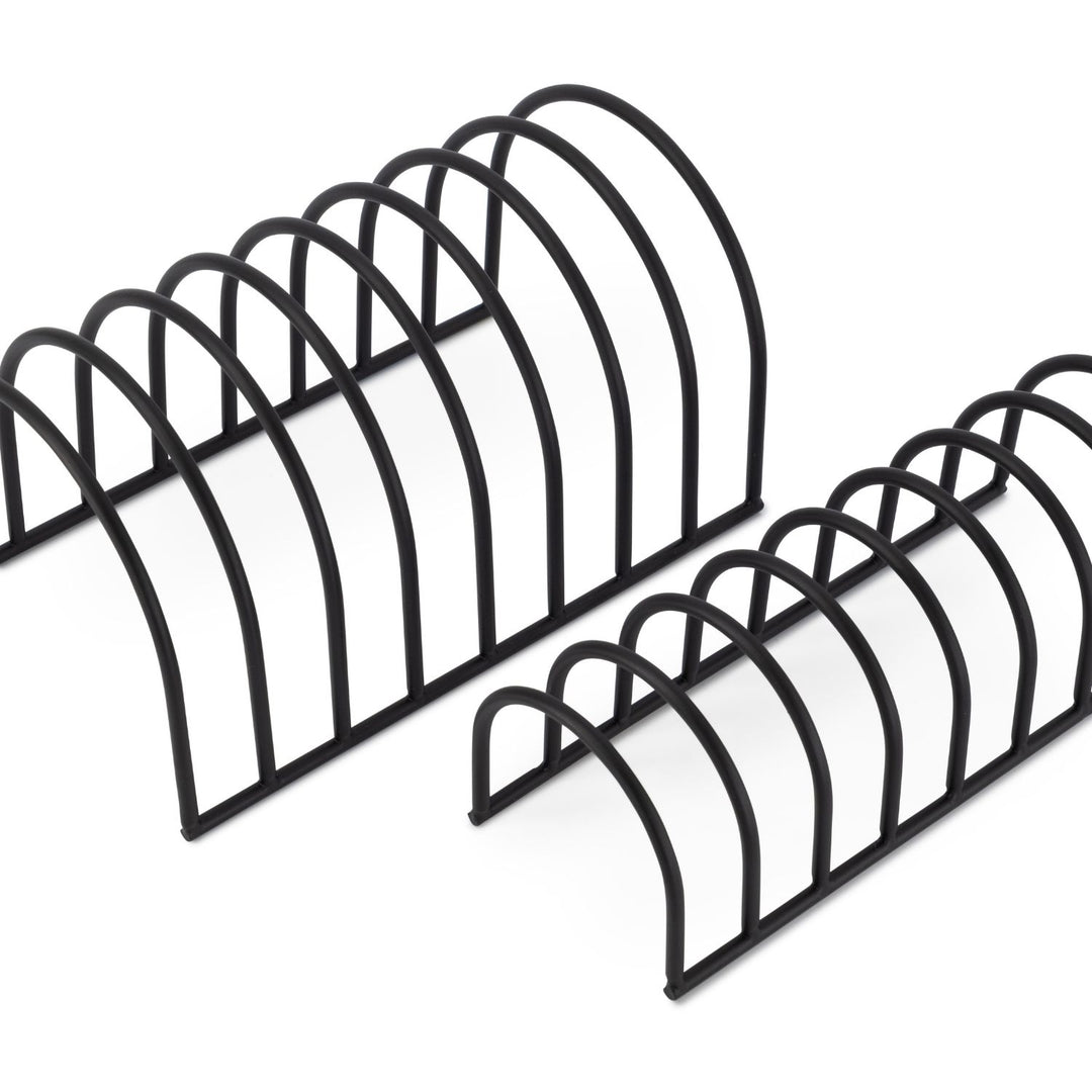 DESIGNSTUFF DRIP Dish Drainer, Black (Set of 2)