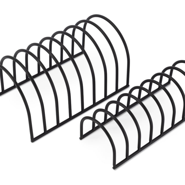 DESIGNSTUFF DRIP Dish Drainer, Black (Set of 2)