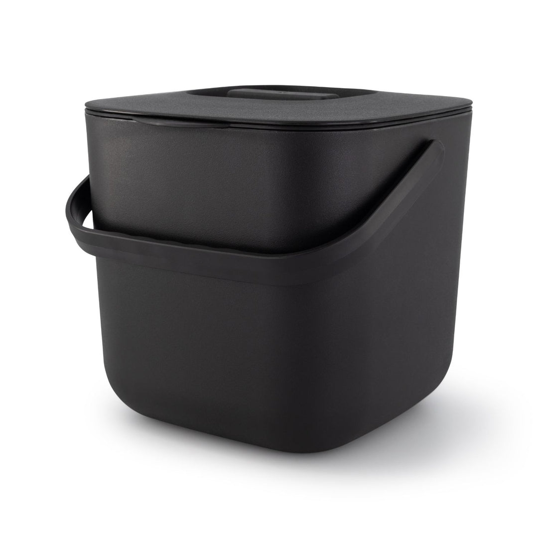 DESIGNSTUFF ETTA Compost Bin 7L, Black