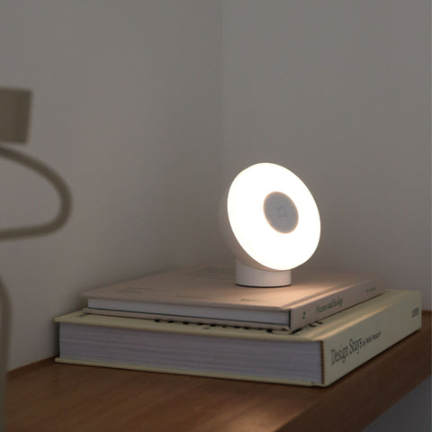 DESIGNSTUFF Motion Sensor Cordless Night Light, White