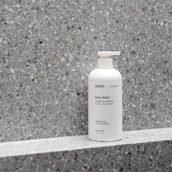 DESIGNSTUFF Saebe Body Wash, Tangerine & Cedarwood, 500ml