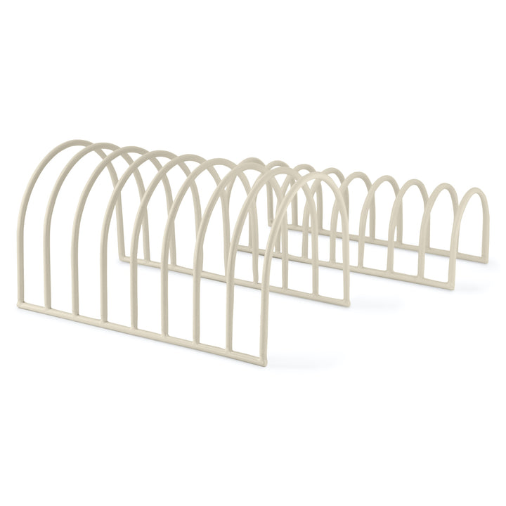 DESIGNSTUFF DRIP Dish Drainer, Sand (Set of 2)
