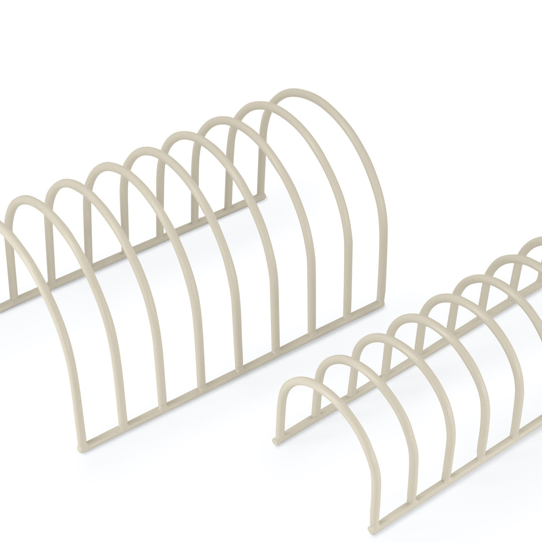 DESIGNSTUFF DRIP Dish Drainer, Sand (Set of 2)