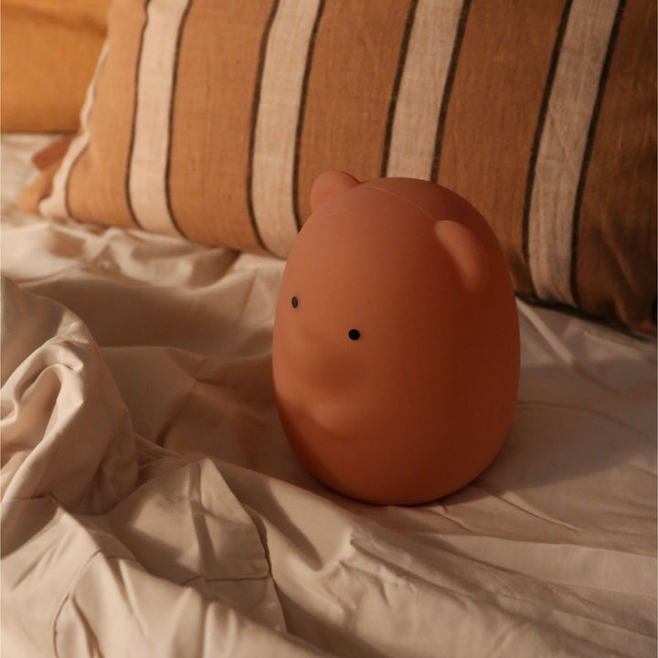 DESIGNSTUFF LUMA Bear Night Lamp, Camel