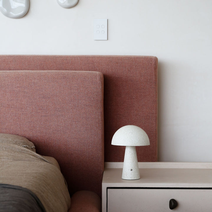 DESIGNSTUFF Loui Portable Table Lamp, Sand