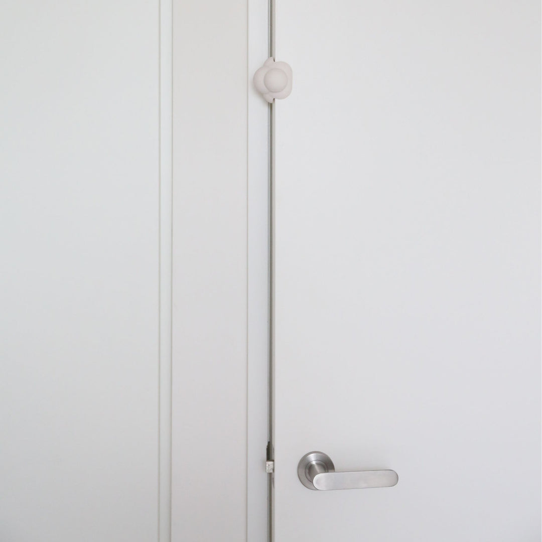 DESIGNSTUFF CUBI Cloud Door Stop, Chalk
