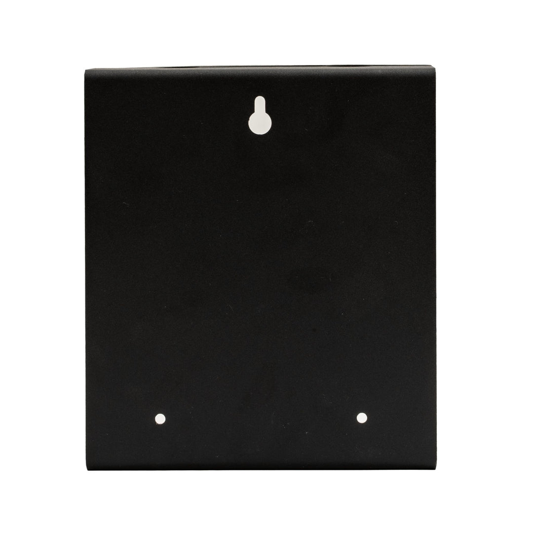 DESIGNSTUFF Lockable Soap Dispenser Holder, Dual 500ml, Black