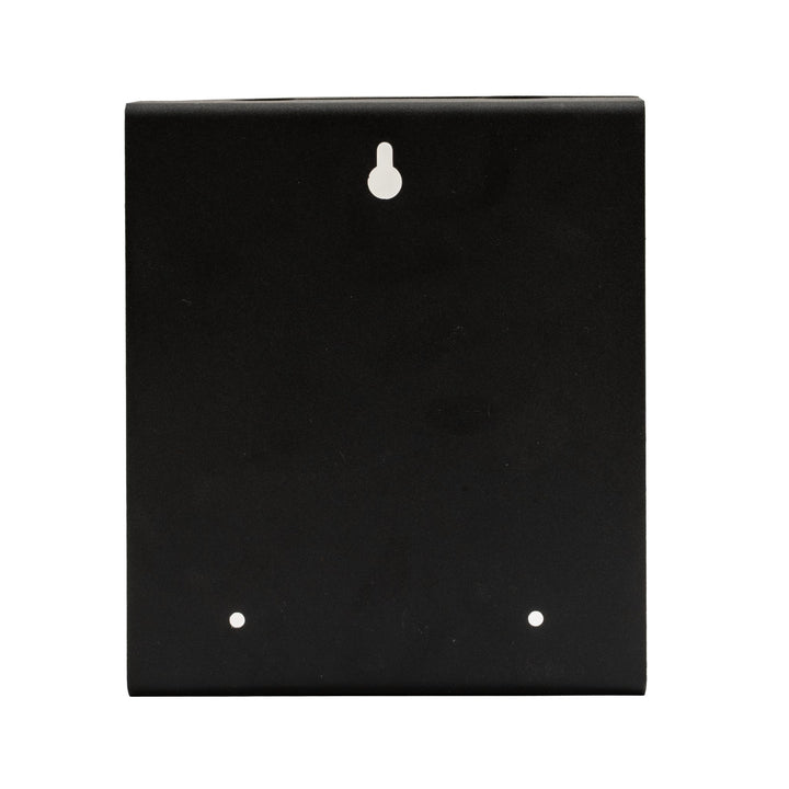 DESIGNSTUFF Lockable Soap Dispenser Holder, Dual 500ml, Black
