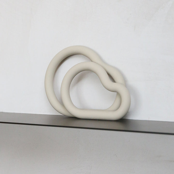 DESIGNSTUFF Curve Silicone Trivet, Sand