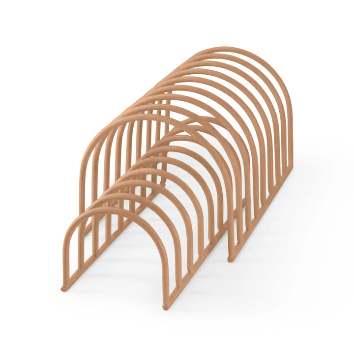 DESIGNSTUFF DRIP Dish Drainer, Camel (Set of 2)