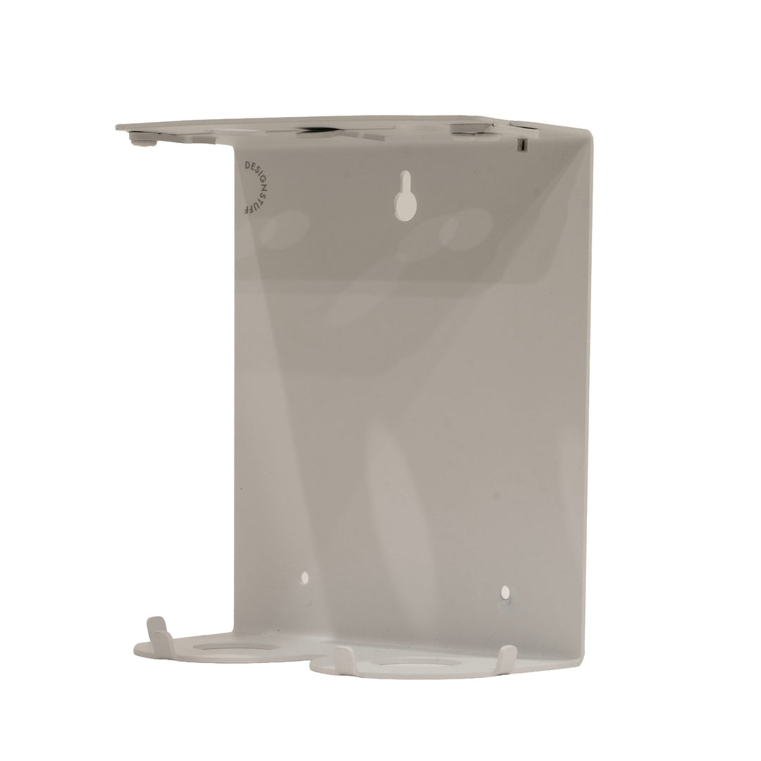 DESIGNSTUFF Lockable Soap Dispenser Holder, Dual 500ml, White