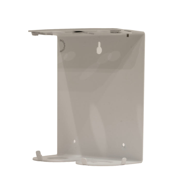 DESIGNSTUFF Lockable Soap Dispenser Holder, Dual 500ml, White