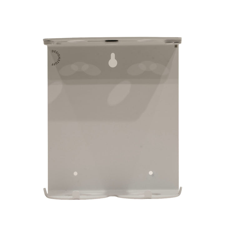 DESIGNSTUFF Lockable Soap Dispenser Holder, Dual 500ml, White