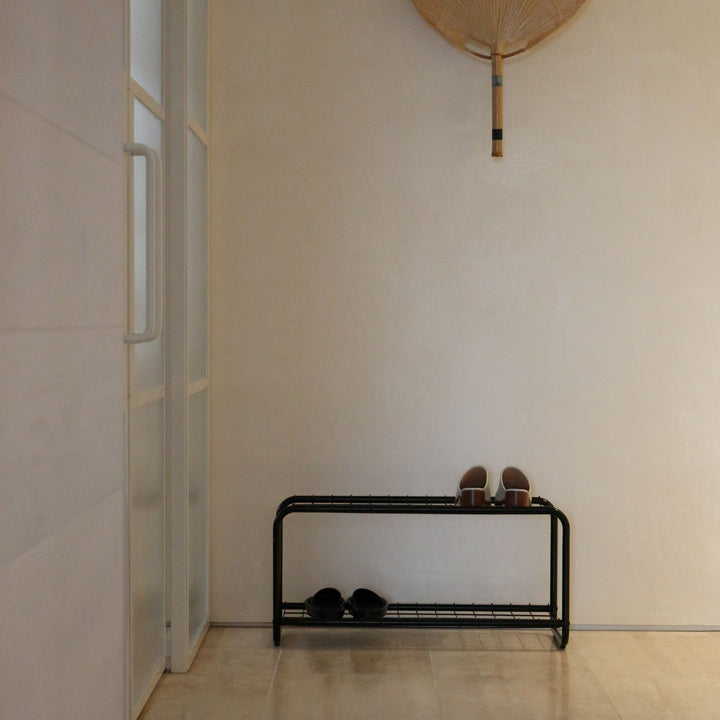 DESIGNSTUFF FORMA Shoe Rack, Black