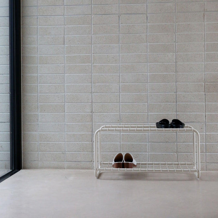 DESIGNSTUFF FORMA Shoe Rack, Sand