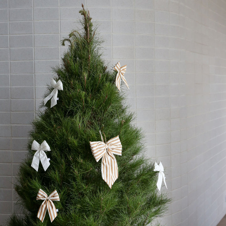 DESIGNSTUFF LUVA Bow w/ Tree Clip, Cream