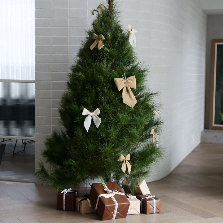 DESIGNSTUFF LUVA Bow w/ Tree Clip, Mesh Cream