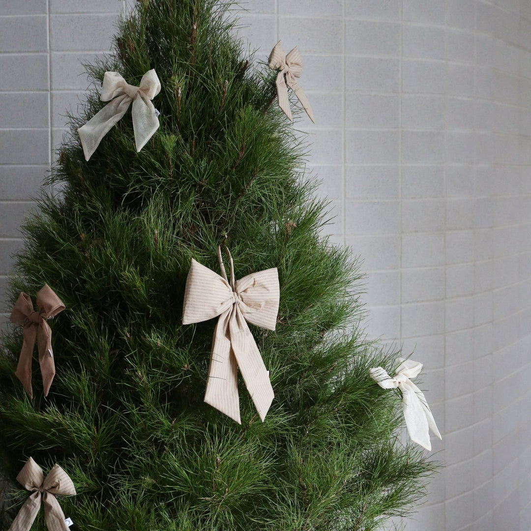 DESIGNSTUFF LUVA Bow w/ Tree Clip, Mesh Nude