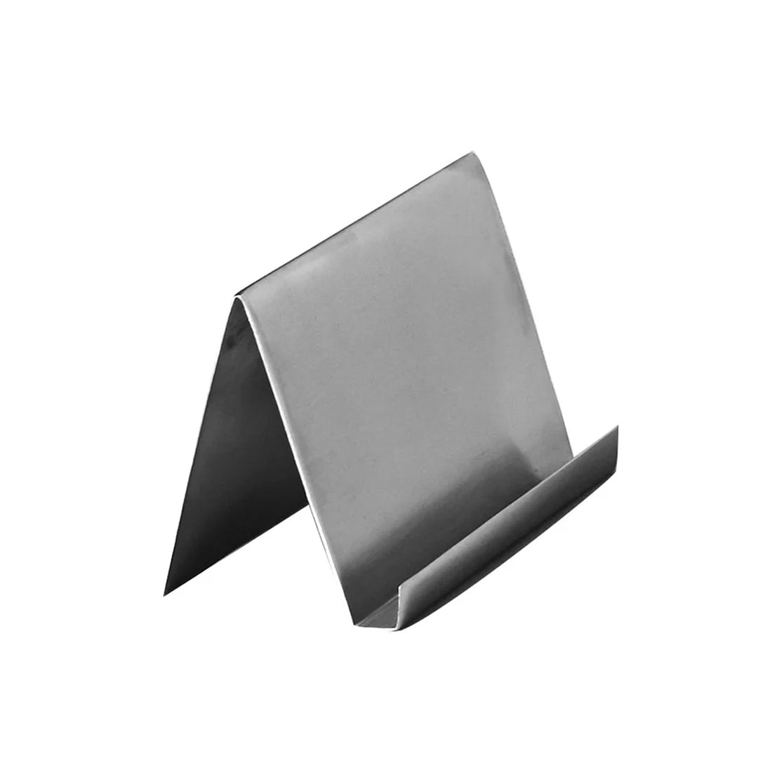 BEHR & CO Business Card Holder, Stainless Steel