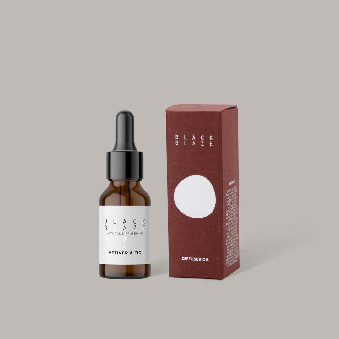 BLACK BLAZE Diffuser Oil, Vetiver & Fig