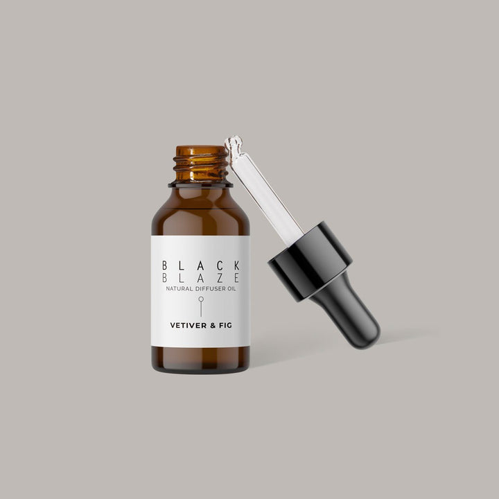 BLACK BLAZE Diffuser Oil, Vetiver & Fig