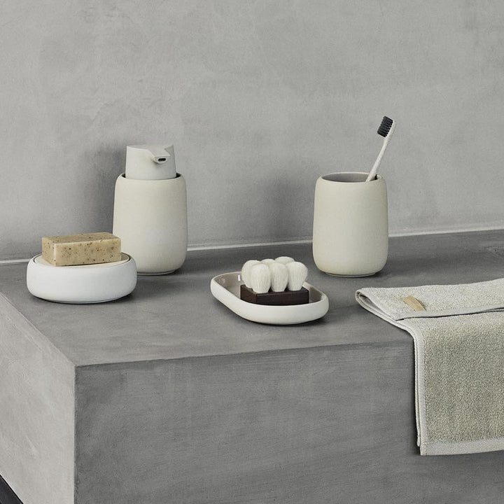 BLOMUS Sono Soap Dispenser, H14cm, Moonbeam