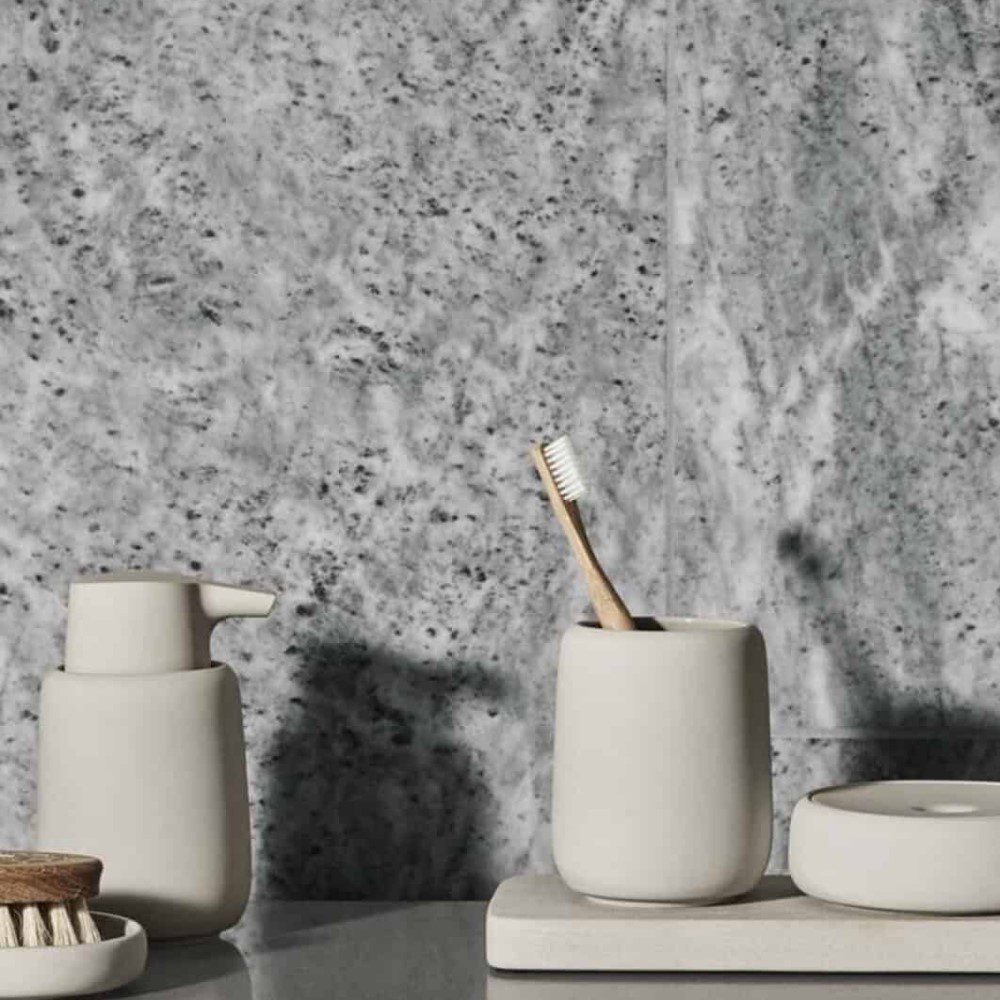 BLOMUS Sono Soap Dispenser, H14cm, Moonbeam