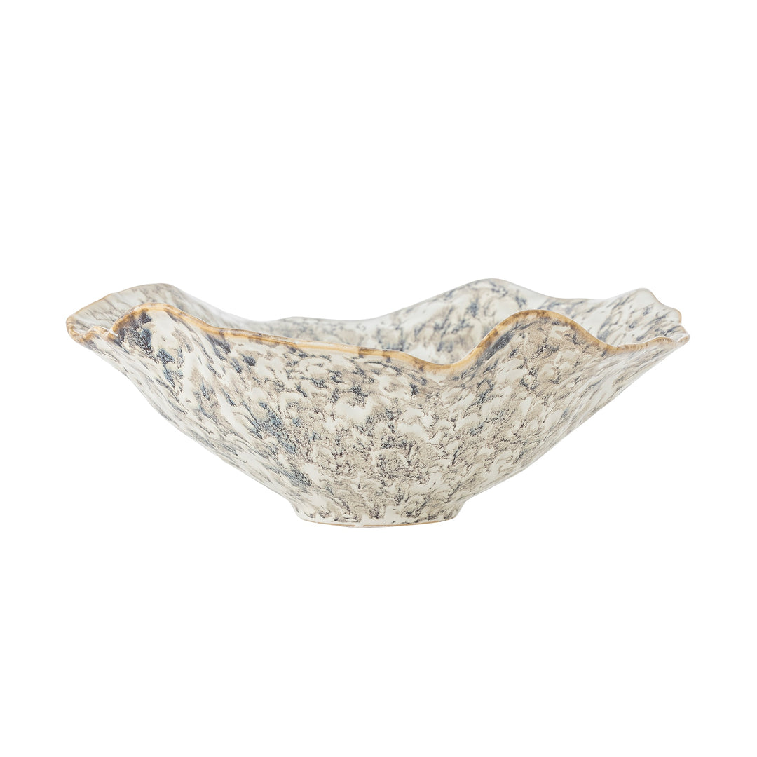 BLOOMINGVILLE Lennon Stoneware Bowl Ø27cm, Grey