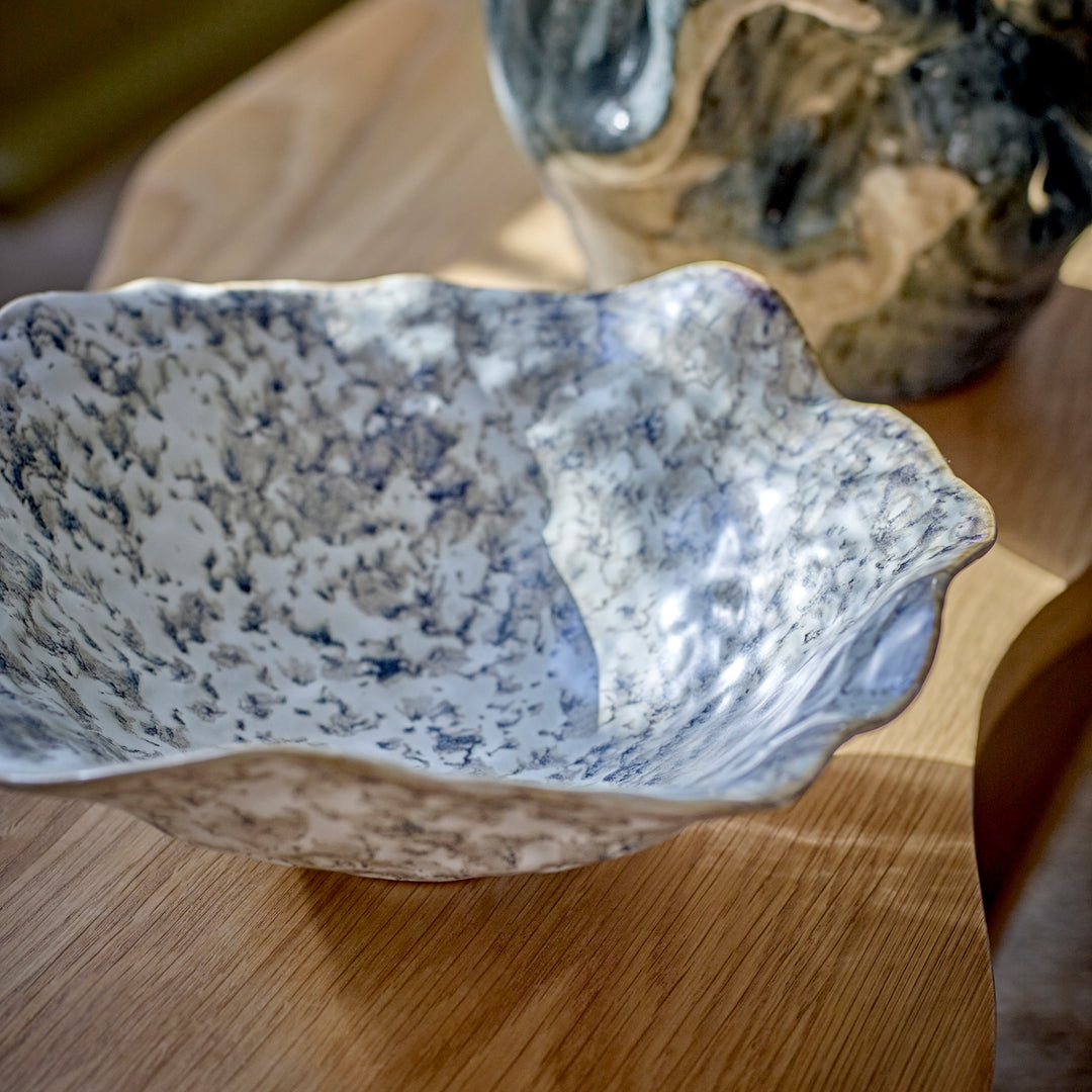 BLOOMINGVILLE Lennon Stoneware Bowl Ø27cm, Grey