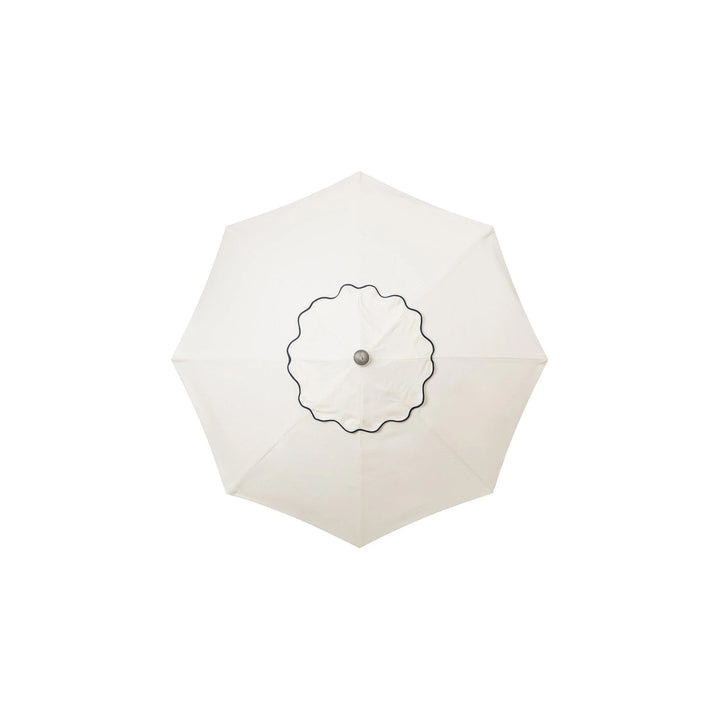 BUSINESS & PLEASURE CO Market Umbrella, Rivie White
