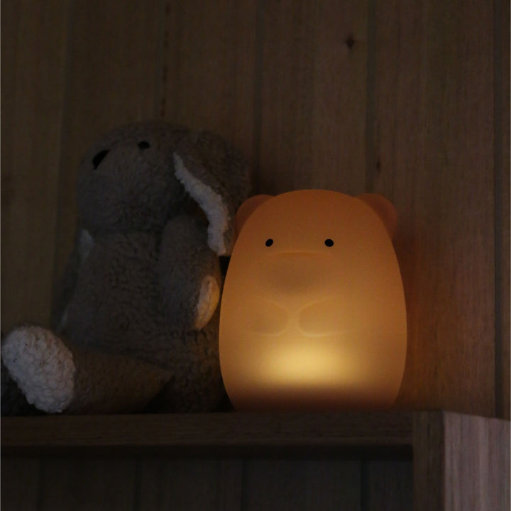 DESIGNSTUFF LUMA Bear Night Lamp, Camel