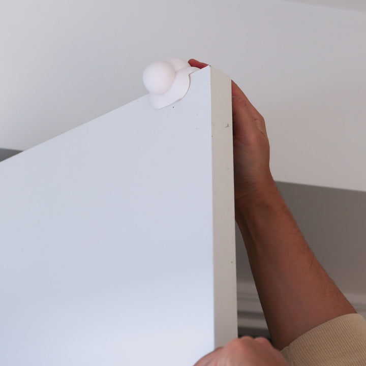 DESIGNSTUFF CUBI Cloud Door Stop, Chalk