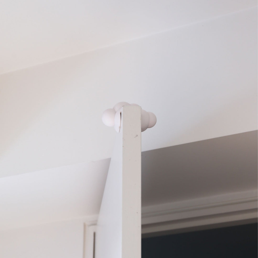 DESIGNSTUFF CUBI Cloud Door Stop, Chalk